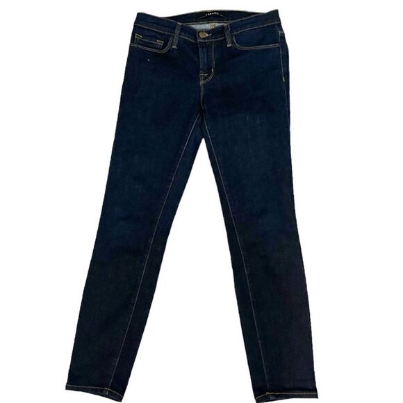 J Brand Cropped Pure Dark Wash Skinny Jeans Size 26 STYLE 80035C032 - Picture 1 of 9
